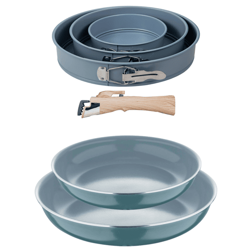 Conjunto de frigideiras de indução Click&Cook Ø24Ø28cm e forma para forno