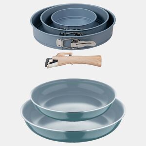 Conjunto de frigideiras de indução Click&Cook Ø24Ø28cm e forma para forno