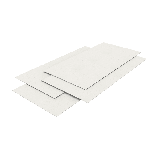 Revestimento de parede Bladel 4 painéis PVC 120x60cm - Branco Dover neu.haus Revestimento de parede Bladel 4 painéis PVC 120x60cm - Branco Dover neu.haus