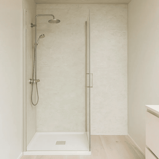 Revestimento de parede Bladel 4 painéis PVC 120x60cm - Cinzento nublado neu.haus Revestimento de parede Bladel 4 painéis PVC 120x60cm - Cinzento nublado neu.haus