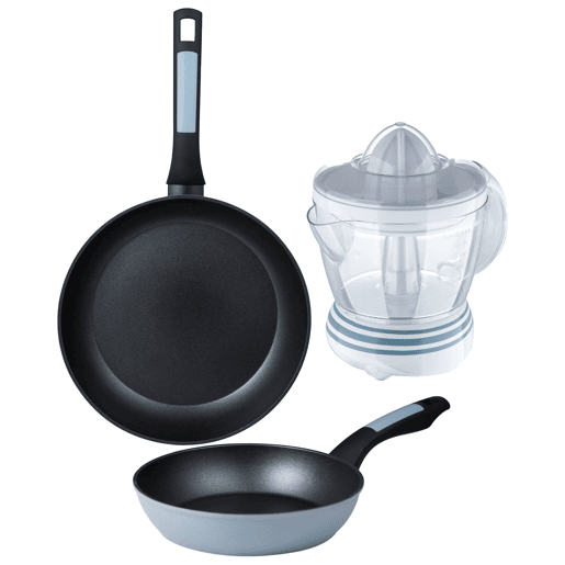 Frigideiras de indução NOIA Ø20Ø26cm e espremedor de 1,2L