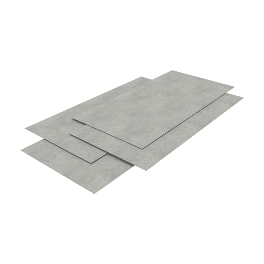 Revestimento de parede Bladel 4 painéis PVC 120x60cm - Cinzento betão neu.haus