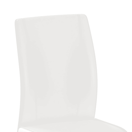 Conjunto de mesa e cadeiras 160x90x76 cm - Mesa retangular com prateleira multifuncional e 6 cadeiras de couro branco - Branco, Madeira Conjunto de mesa e cadeiras 160x90x76 cm - Mesa retangular com prateleira multifuncional e 6 cadeiras de couro branco - Branco, Madeira