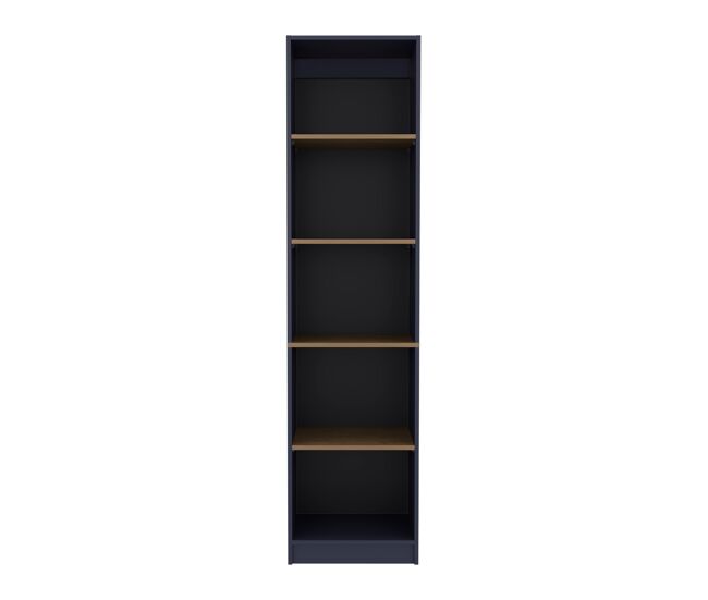 Librería beaver balley con 5 estantes abiertos y amplio almacenamiento para living u oficina