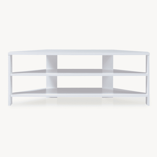 Mesa de TV Berg biselada 110x36x42 cm branco en.casa