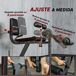 Máquina Elevación Pierna Acero, PU SPORTNOW Máquina Elevación Pierna Acero, PU SPORTNOW Negro