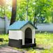 Caseta para Perro PP PawHut, mascotas - accesorios para perros Caseta para Perro PP PawHut, mascotas - accesorios para perros Azul