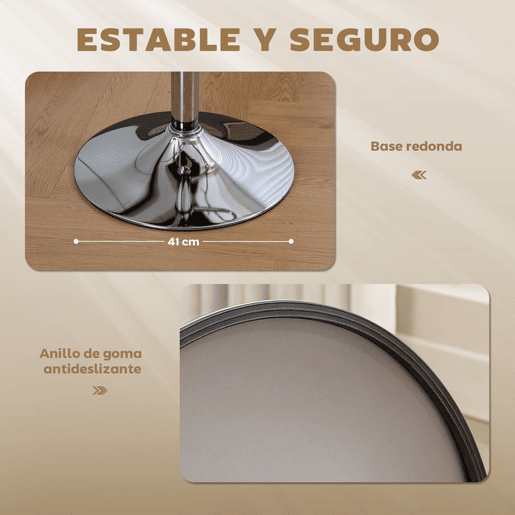 HOMCOM Conjunto de 2 Bancos de Bar Giratórios Bancos Altos de Cozinha Estofados em Linho com Altura Ajustável 64-86 cm Encosto Apoio para Pés Assento Almofadado e Base de Aço Bege