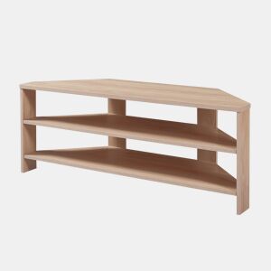 Mesa de TV Berg biselada 110x36x42 cm aspeto carvalho en.casa