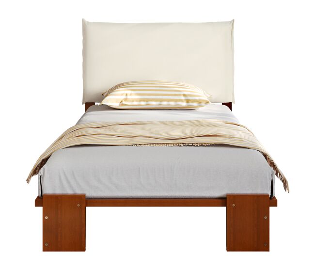 cama juvenil de madera maciza 95x208