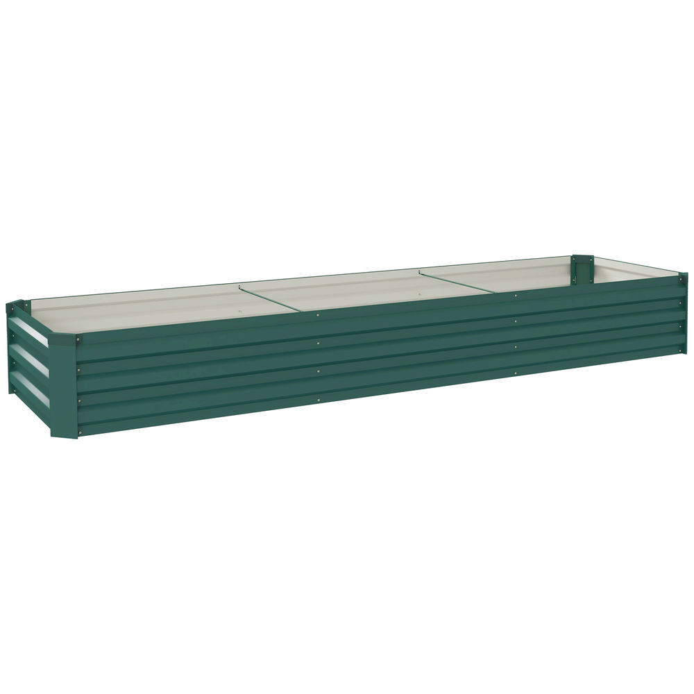 Jardinera Exterior Acero Galvanizado Outsunny