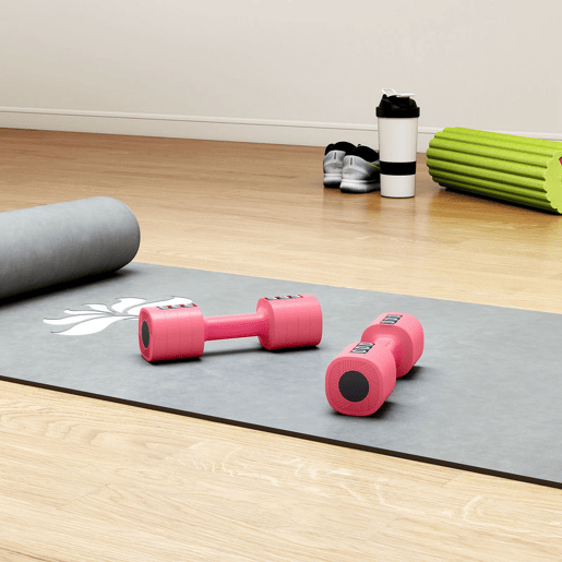 SPORTNOW Conjunto de Halteres Ajustáveis 4 em 1 11,522,5 kg Conjunto de Pesos e Halteres de Metal com Pegas Antideslizantes e Design Quadrado para Treino em Casa Ginásio Vermelho