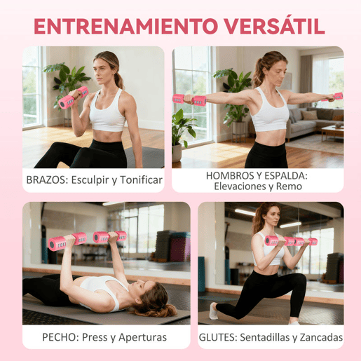 SPORTNOW Conjunto de Halteres Ajustáveis 4 em 1 11,522,5 kg Conjunto de Pesos e Halteres de Metal com Pegas Antideslizantes e Design Quadrado para Treino em Casa Ginásio Vermelho