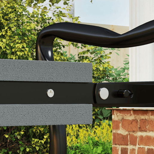Outsunny Banco de Jardim Dobrável com Almofada de Espuma EVA Assento de Jardim 2 em 1 com Saco para Ferramentas Portátil Suporta 150kg para Jardinagem 58x28x49 cm Cinzento