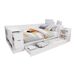 Cama juvenile de mdf 145x264 Cama juvenile de mdf 145x264 Blanco