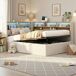 Cama individual de terciopelo 110x225 Cama individual de terciopelo 110x225 Beige