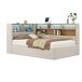Cama individual de terciopelo 110x225 Cama individual de terciopelo 110x225 Beige