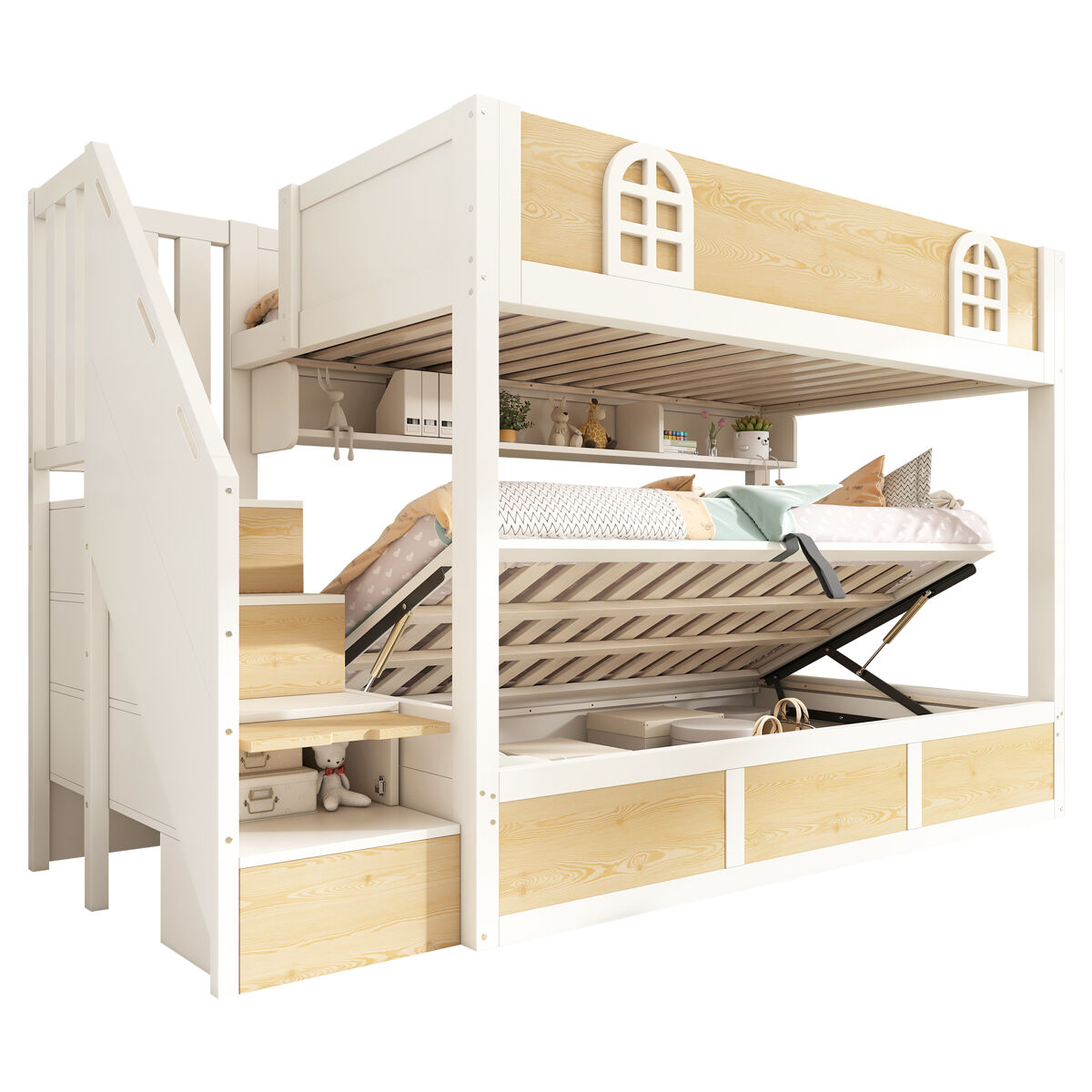 Litera infantil de madera maciza