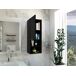 Armario de Pared baño Mila en melamina con una puerta y cuatro estantes , 81.7 X 30 X 25.5 cm , Blanco 30 Armario de Pared baño Mila en melamina con una puerta y cuatro estantes , 81.7 X 30 X 25.5 cm , Blanco 30 Gris