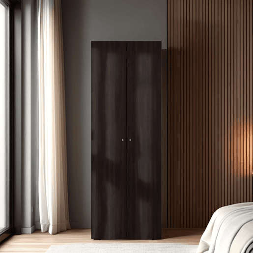 Armario World alto de duas portas com prateleiras e arrumação vertical