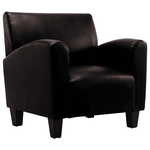 vidaXL Poltrona couro artificial castanho-escuro vidaXL Poltrona couro artificial castanho-escuro