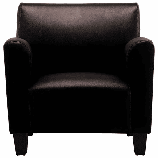 vidaXL Poltrona couro artificial castanho-escuro vidaXL Poltrona couro artificial castanho-escuro