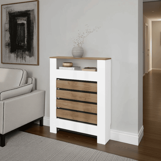 Capa para Radiador Risk com Arrumação Funcional e Design Compacto para Ambientes Modernos