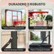 Canasta de Baloncesto Acero, PC SPORTNOW Canasta de Baloncesto Acero, PC SPORTNOW Rojo