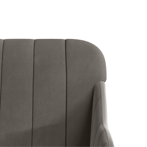 vidaXL Cadeira c apoio de braços 63x76x80 cm veludo cinzento-escuro