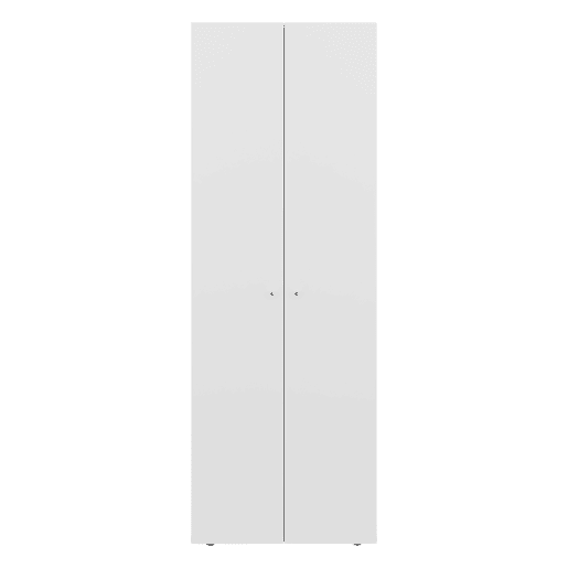 Armário Alto World de 2 Portas com 4 Prateleiras, Móvel de Armazenamento Vertical Independente para Quarto
