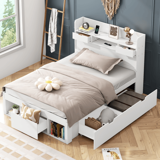 cama juvenil,cama de solteiro de madeira de pinho 90x200 cm,branco cama juvenil,cama de solteiro de madeira de pinho 90x200 cm,branco