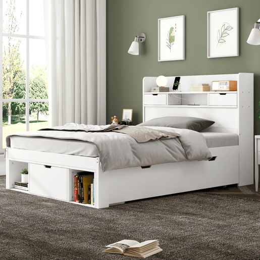 cama juvenil,cama de solteiro de madeira de pinho 90x200 cm,branco cama juvenil,cama de solteiro de madeira de pinho 90x200 cm,branco