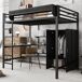 Cama alta de metal Cama alta de metal Negro