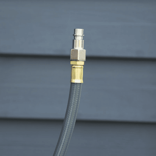 DURHAND Enrolador de Mangueira de Ar Comprimido Automático de 10 m Conector de 14'' BSP com Suporte Giratório de Parede 180° Diâmetro Interno 8x12 mm Cinzento DURHAND Enrolador de Mangueira de Ar Comprimido Automático de 10 m Conector de 14'' BSP com Suporte Giratório de Parede 180° Diâmetro Interno 8x12 mm Cinzento
