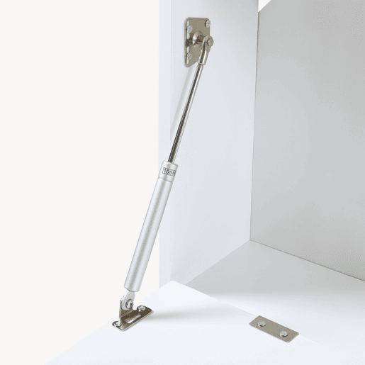 Secretária dobrável Rautalampi com prateleira 83x48x15 cm Branco en.casa Secretária dobrável Rautalampi com prateleira 83x48x15 cm Branco en.casa