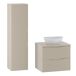 Conjunto mueble lavabo individual y columna Tao 60 Conjunto mueble lavabo individual y columna Tao 60 Beige