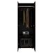 Armario alto de 2 puertas con barra para colgar y estantes 60 Armario alto de 2 puertas con barra para colgar y estantes 60 Beige
