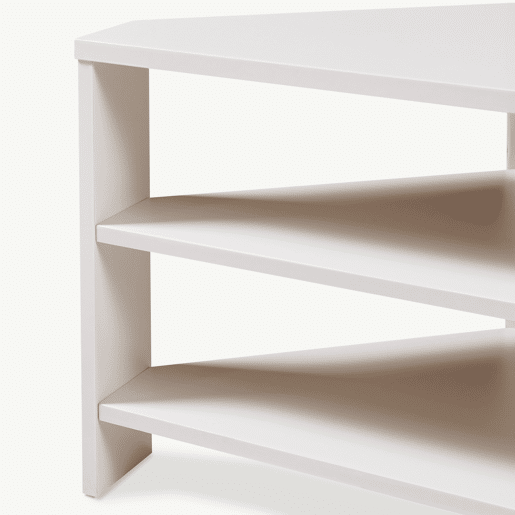 Mesa de TV Berg biselada 110x36x42 cm bege en.casa Mesa de TV Berg biselada 110x36x42 cm bege en.casa