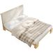 Cama juvenile de madera maciza 145x208 Cama juvenile de madera maciza 145x208 Natural