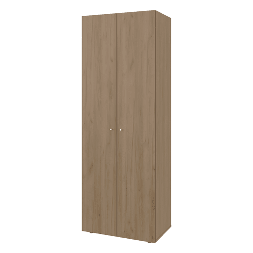 Armario World de duas portas com quatro prateleiras dormitorios