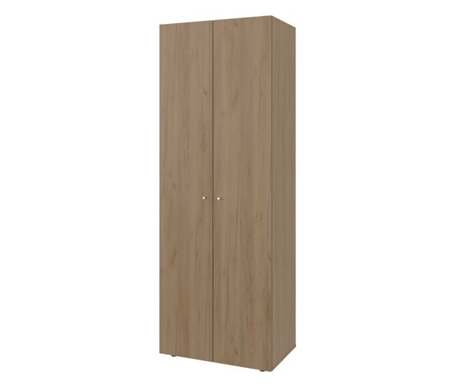 Armario world de dos puertas con cuatro estantes para dormitorios
