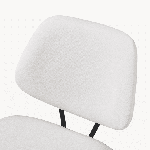 Conjunto de 2 cadeiras de jantar Köma tecido 78x49x55 cm Bege en.casa