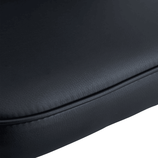 Cadeiras de sala de jantar 2 unidades 89 cm - design moderno em PU - preto