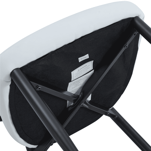 Cadeiras de sala de jantar 2 unidades - design ergonómico minimalista - preto e branco