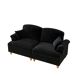 Sofás 2 plazas Sofás 2 plazas Negro
