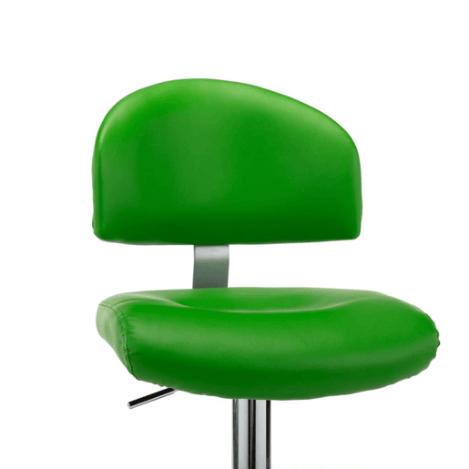 vidaXL Bancos de bar 2 pcs couro artificial verde