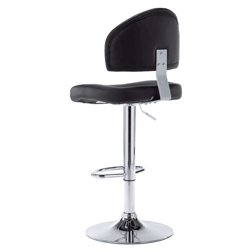 vidaXL Bancos de bar 2 pcs couro artificial preto vidaXL Bancos de bar 2 pcs couro artificial preto