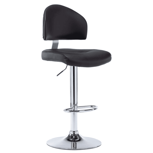 vidaXL Bancos de bar 2 pcs couro artificial preto vidaXL Bancos de bar 2 pcs couro artificial preto