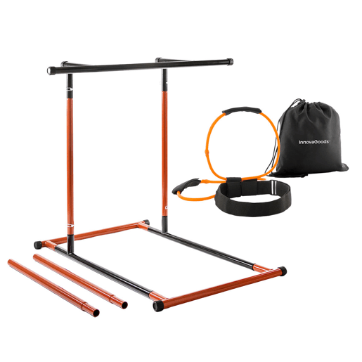 Pack Estação de Pull-Up e Cinto com Bandas de Resistência para Glúteos + Guia InnovaGoods