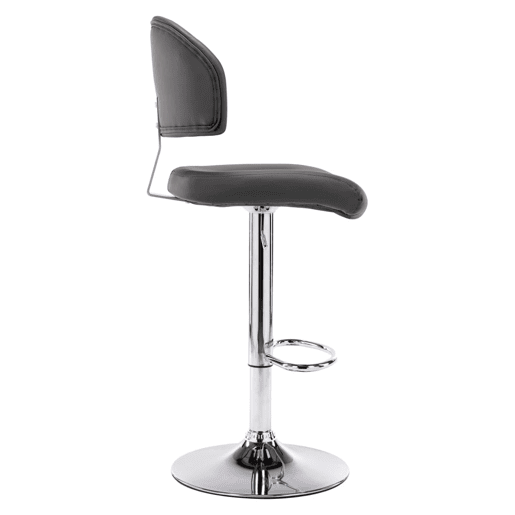 vidaXL Bancos de bar 2 pcs couro artificial cinzento vidaXL Bancos de bar 2 pcs couro artificial cinzento